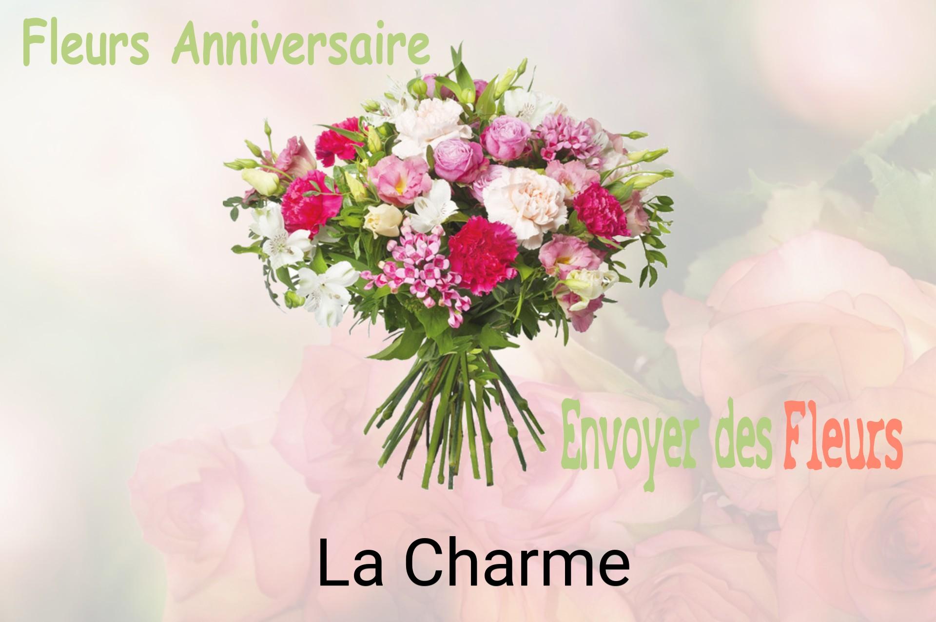 Bouquet de fleurs d’anniversaire livré à La Charme