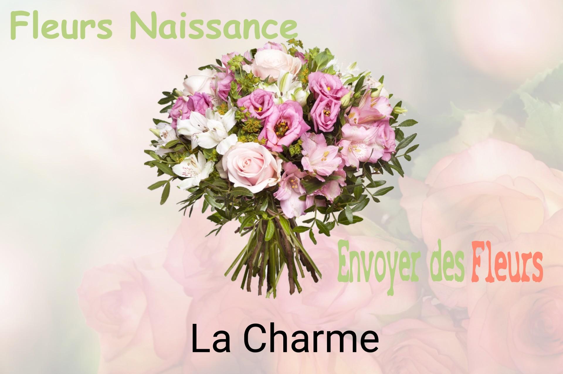 Bouquet de fleurs de naissance livré à La Charme