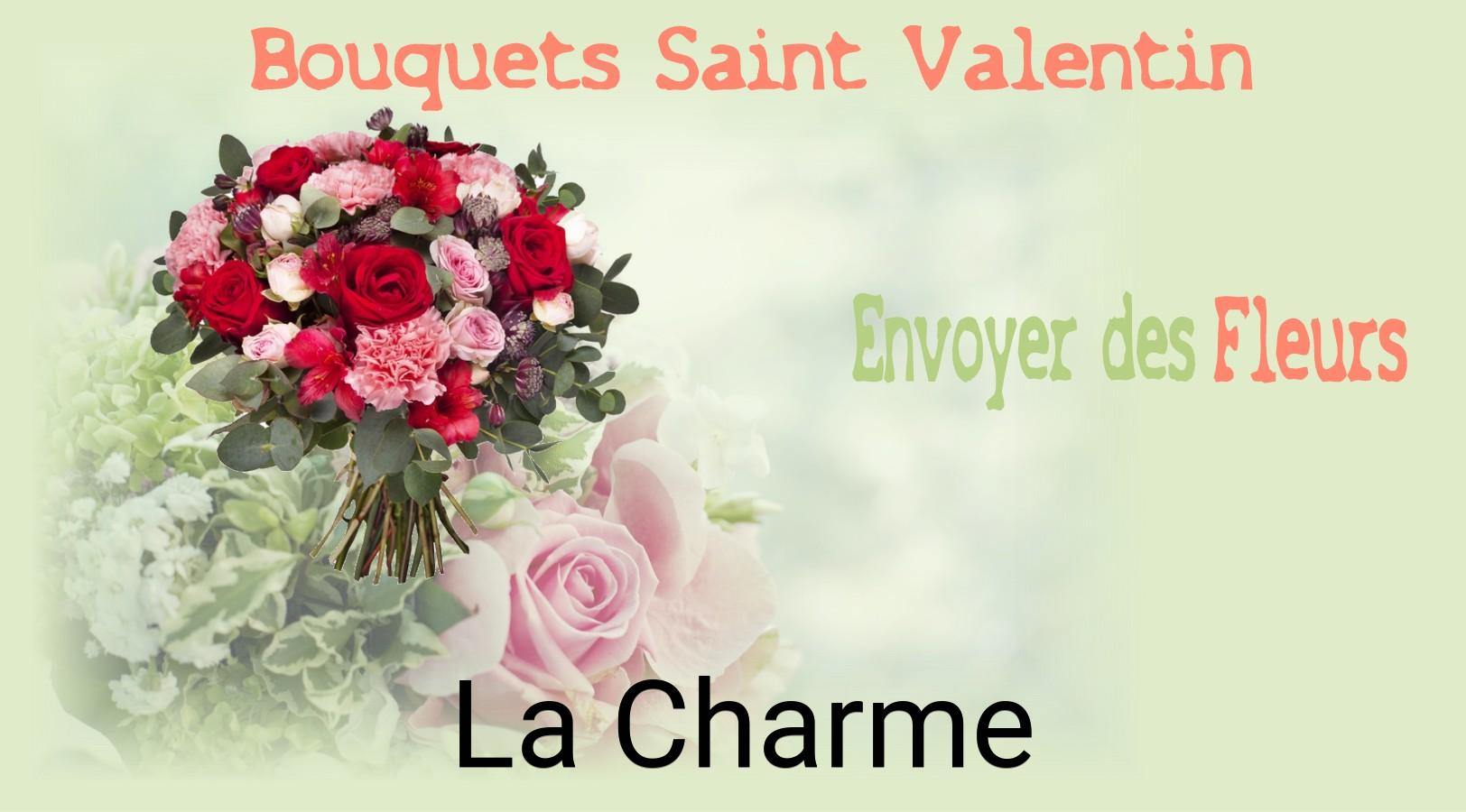 Roses de Saint-Valentin livrées à La Charme